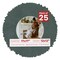 Dark Grey Suede Mat Board for 17x17 Frames - Circle Opening for 12x12 Photos